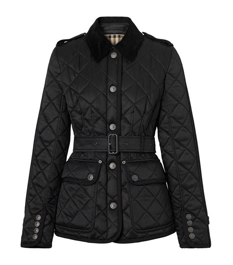 burberry women's diamond quilted jacket.